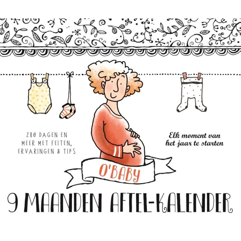 9 maanden aftelkalender (O'Baby by Pauline) 9 maanden aftelkalender (O'Baby by Pauline)