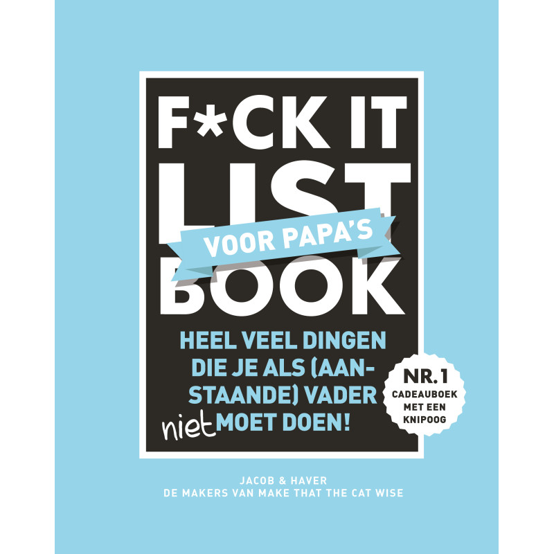 F*ck it list book voor papa's F*ck it list book voor papa's