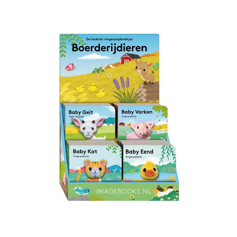 Display Vingerpopboekjes - Boerderijdieren (4T x 4E) Display Vingerpopboekjes - Boerderijdieren (4T x 4E)