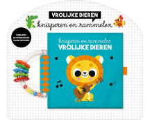 Knisperboek met Rammelaar - Vrolijke dieren