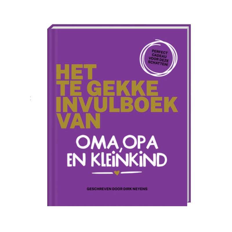 Invulboek Oma, opa en kleinkind Invulboek Oma, opa en kleinkind