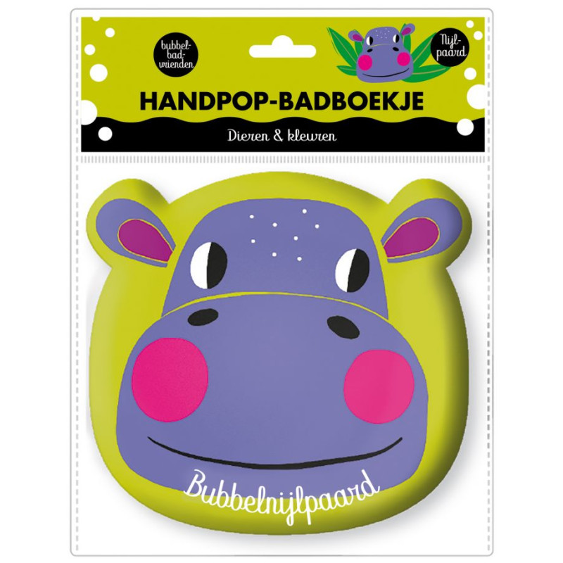 Handpop badboekjes - Nijlpaard Handpop badboekjes - Nijlpaard