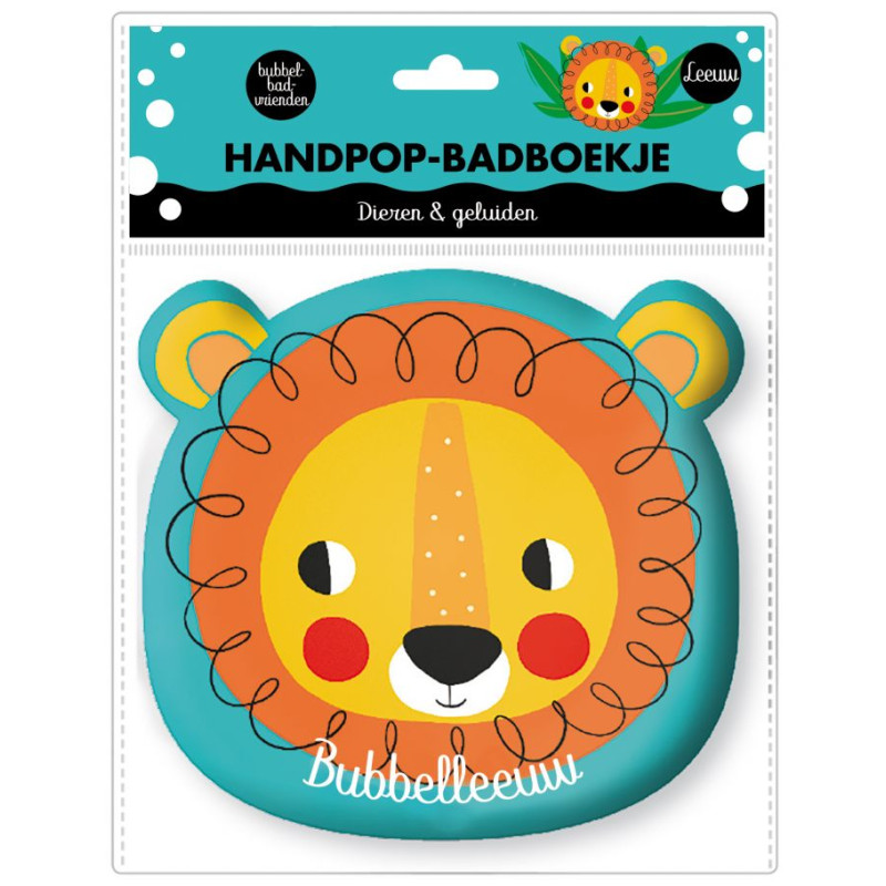 Handpop badboekjes - Leeuw Handpop badboekjes - Leeuw