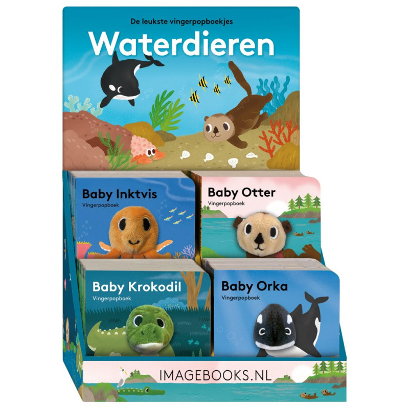 Display Vingerpopboekjes - Waterdieren (4T x 4E) Display Vingerpopboekjes - Waterdieren (4T x 4E)