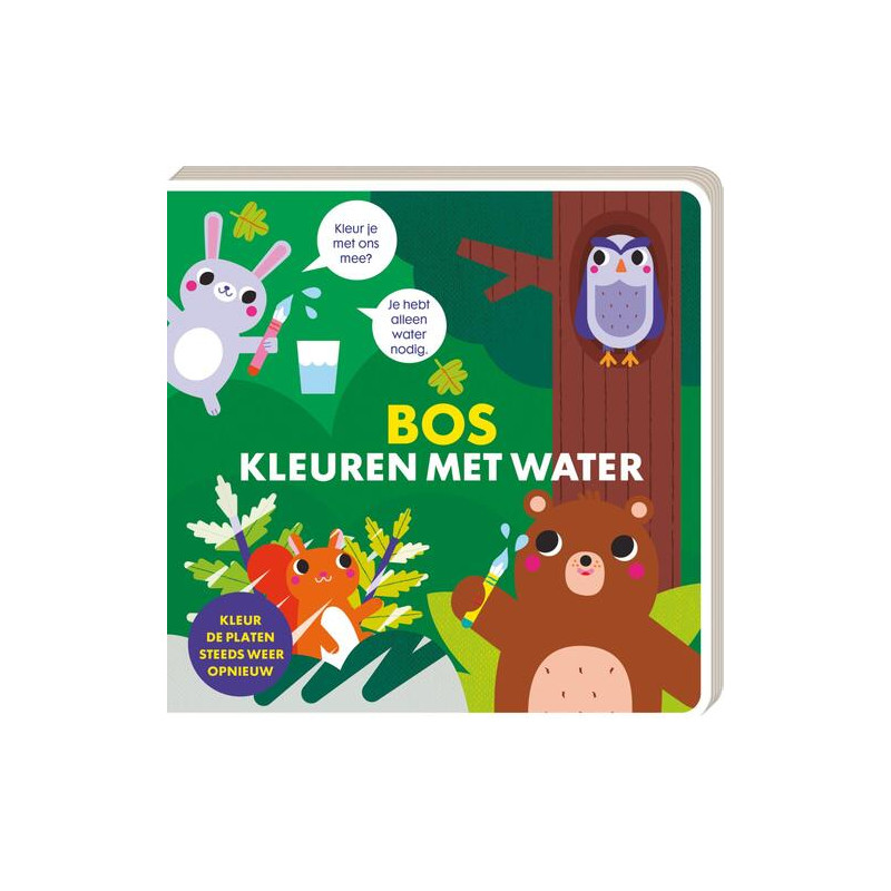 Kleuren met water - Bos Kleuren met water - Bos