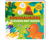 Kleuren met water - Dinosauriërs