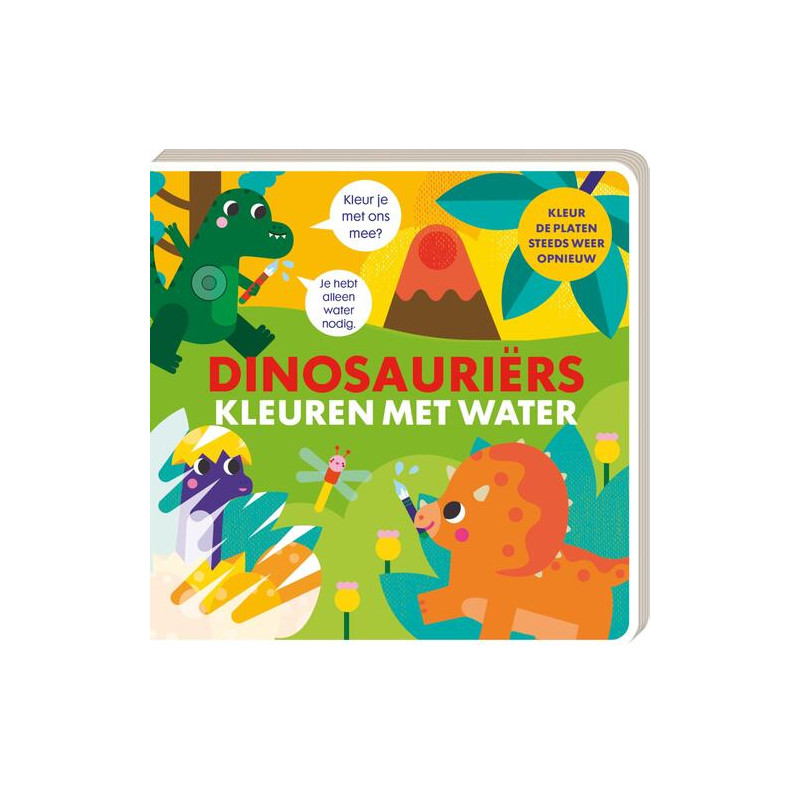 Kleuren met water - Dinosauriërs Kleuren met water - Dinosauriërs
