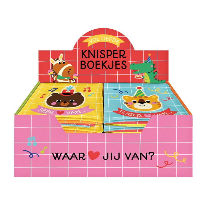 Display Knisperboekjes vol liefde - 2 x 5 ex. Display Knisperboekjes vol liefde - 2 x 5 ex.