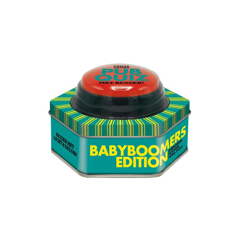Pubquiz met buzzer - Babyboomers edition Pubquiz met buzzer - Babyboomers edition