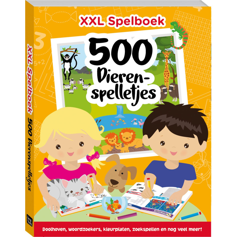 XXL spelboek - 500 Dierenspelletjes XXL spelboek - 500 Dierenspelletjes