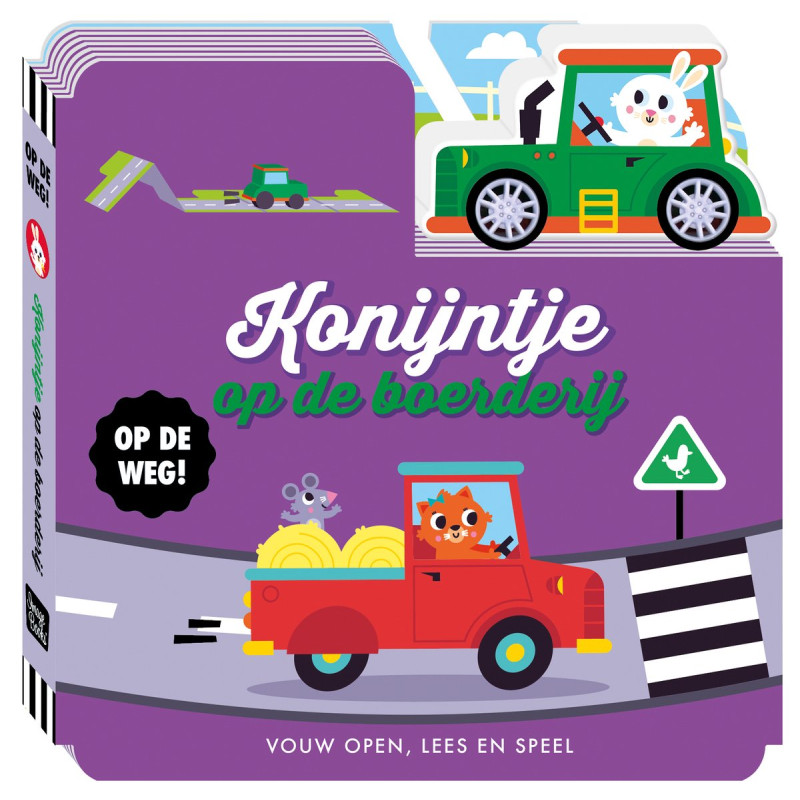 Op de weg - Konijntje op de boerderij Op de weg - Konijntje op de boerderij