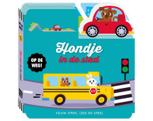 Op de weg - Hondje in de stad