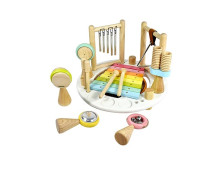 Muziekcenter rond (pastelkleuren)