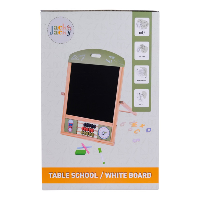 Jack & Jacky schoolbord/tafelbord