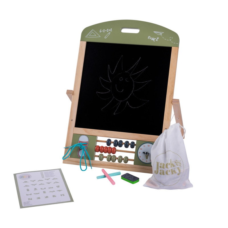 Jack & Jacky schoolbord/tafelbord