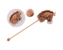 Stokpaard met geluid, 3 kleuren assorti
Stokpaard met geluid, 3 kleuren assorti
