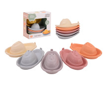 Happy World bio plastic bad bootjes in doos, 5 stuks