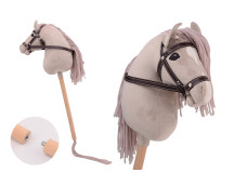 Stokpaard kort met staart Holly Horse deluxe lichtbruin