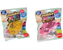 Opblaasbare jelly ballonbal met glitter