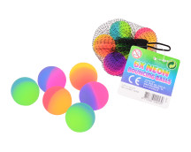 Stuiterballen neonkleurig (6 st.)