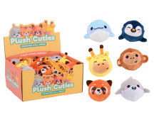 Stuiterbal pluchen dier (8 assorti)