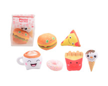 Plush & Play - 2 stuks fastfood in take-away zak (3 ass.)