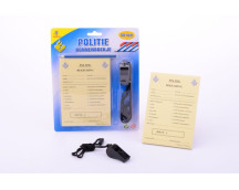 Politie bonnenboekje/potlood/fluit