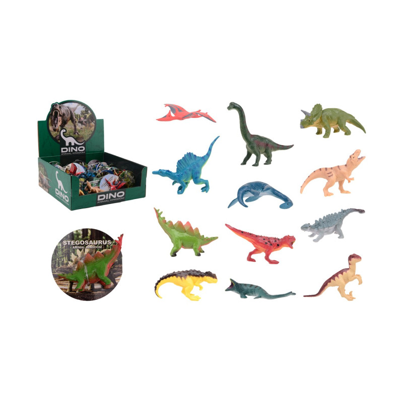 Display Animal World dinosaurussen, 12 assorti Display Animal World dinosaurussen, 12 assorti
