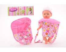 Poppendraagzak (roze)