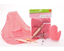 Koksschort met accessoires