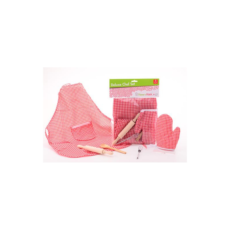 Koksschort met accessoires Koksschort met accessoires