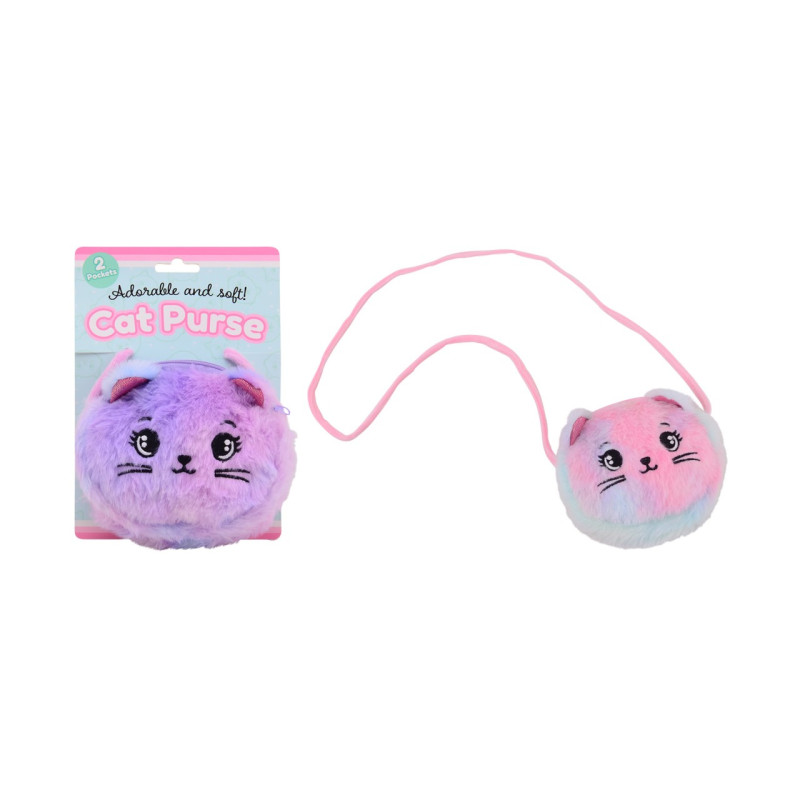 Schattig pluche tasje, 3 assorti