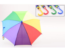 Regenboog paraplu (4 ass.)