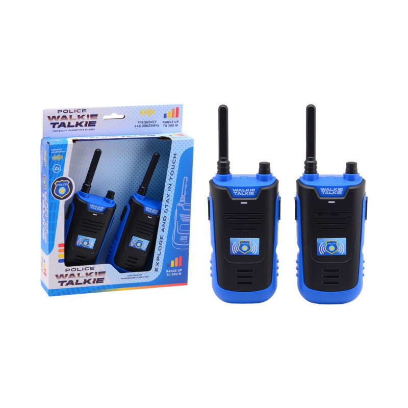 Walkie Talkie politie - 300 meter bereik Walkie Talkie politie - 300 meter bereik