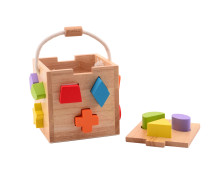 Jouéco - Houten vormenstoof/puzzelkist