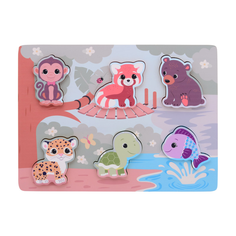 The Wildies Family puzzel zachte vakjes The Wildies Family puzzel zachte vakjes