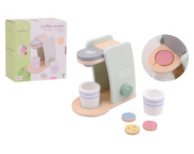 Jouéco - Houten koffieapparaat pastel