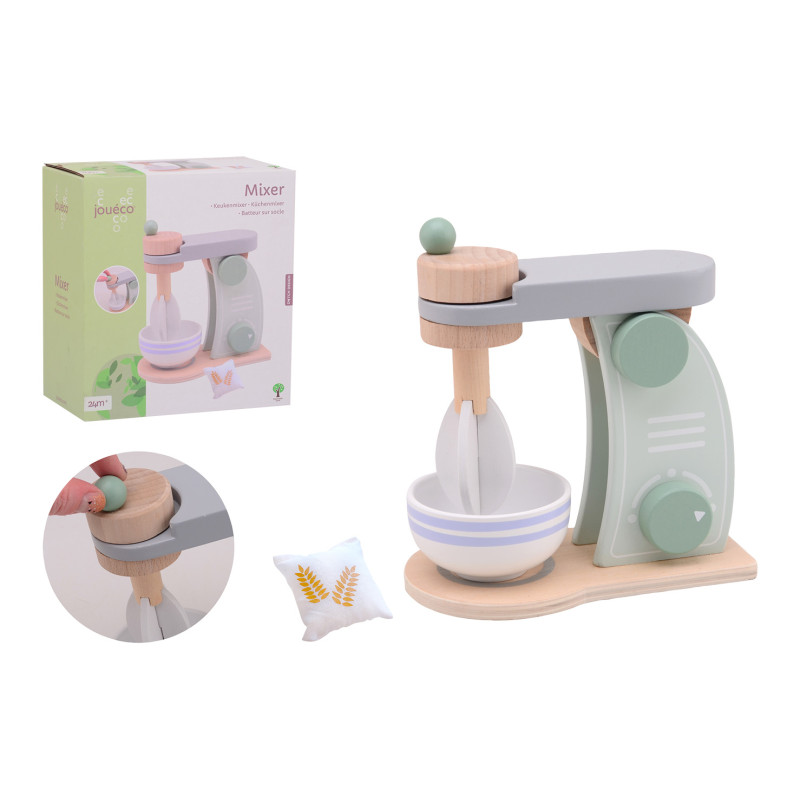 Jouéco - Houten mixer pastel Jouéco - Houten mixer pastel