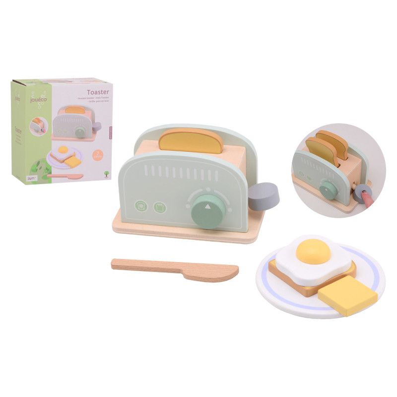 Jouéco - Houten toaster pastel Jouéco - Houten toaster pastel