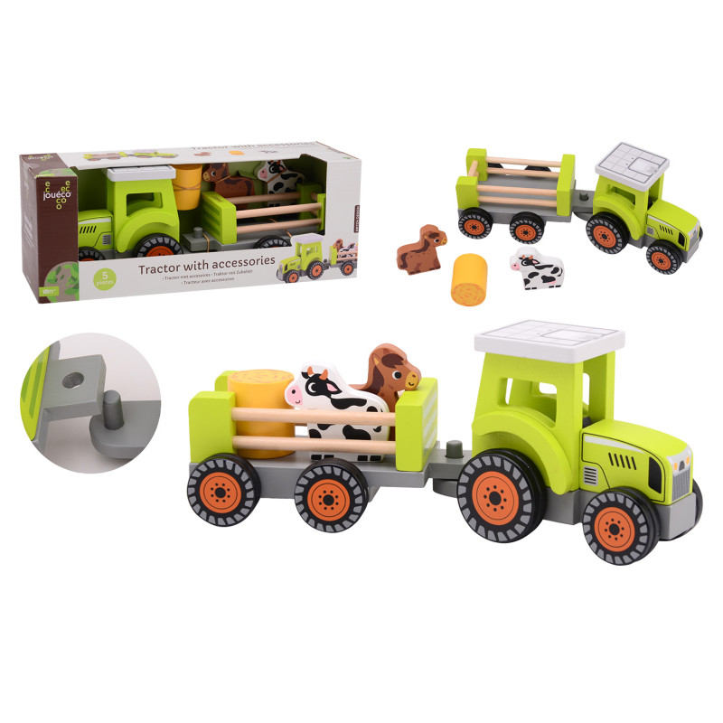 Jouéco - Tractor met accessoires Jouéco - Tractor met accessoires