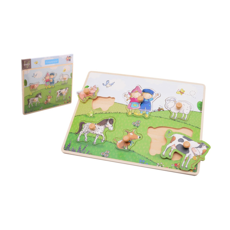 Jouéco® - Fien & Teun knopjespuzzel Jouéco® - Fien & Teun knopjespuzzel