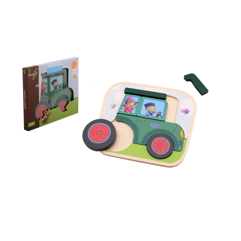 Jouéco® - Fien & Teun tractor puzzel