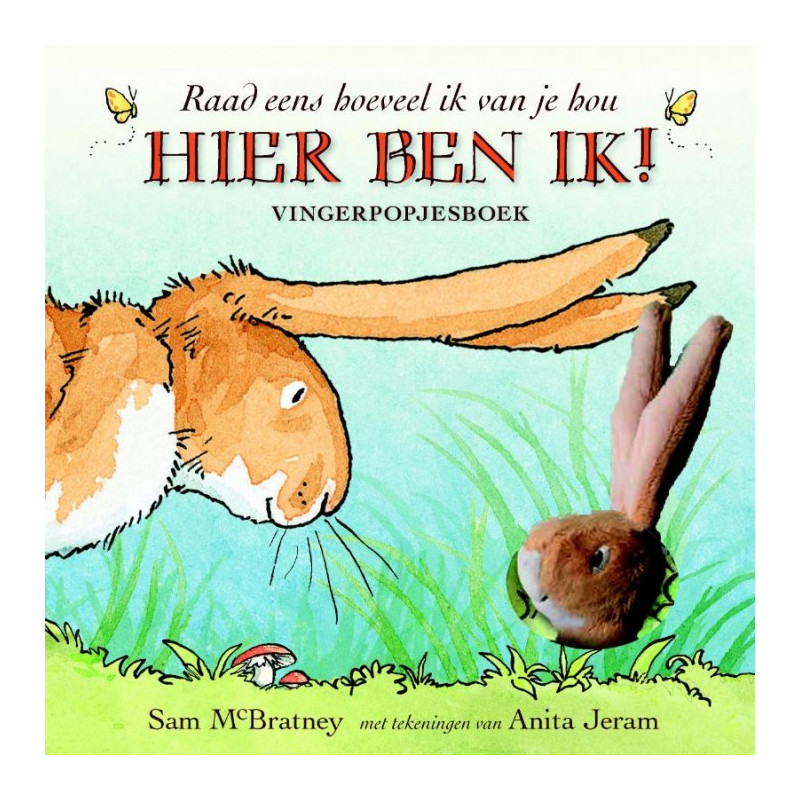 Hier ben ik! Vingerpopjeboek (Raad eens hoeveel ik van je hou)