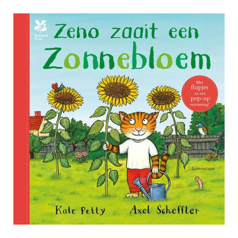 Zeno zaait een zonnebloem (flapjesboek) Zeno zaait een zonnebloem (flapjesboek)