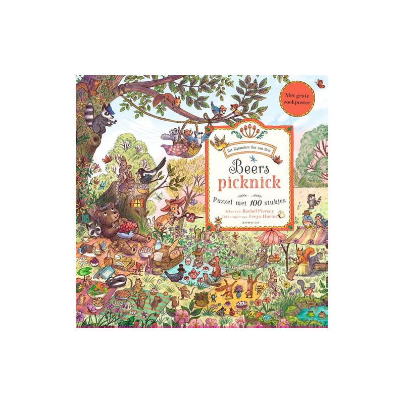 Puzzel: Beers picknick, 100 stukjes Puzzel: Beers picknick, 100 stukjes