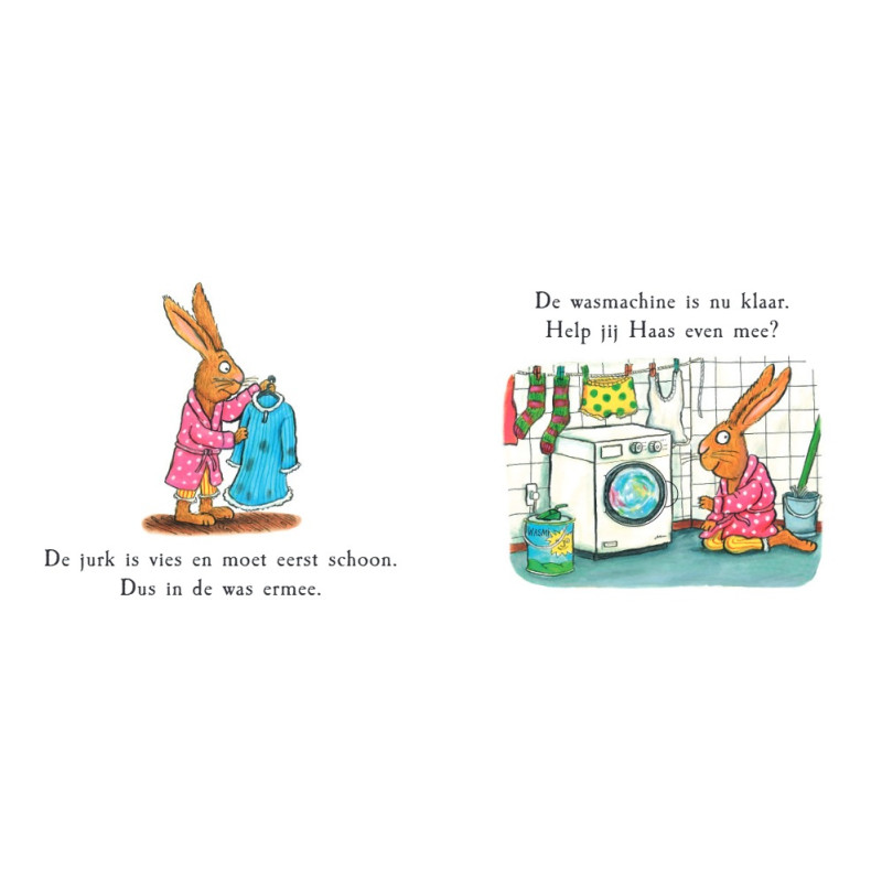 Eikenbosverhalen - De jurk van Haas (flapjesboek) Eikenbosverhalen - De jurk van Haas (flapjesboek)