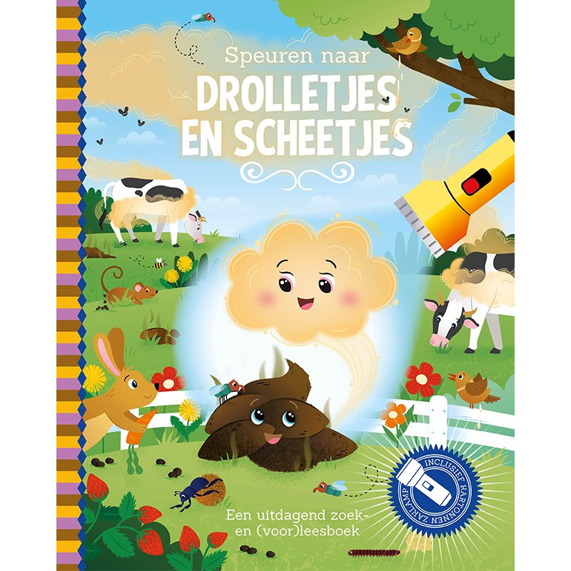 Zaklampboek-speuren naar drolletjes en scheetjes Zaklampboek-speuren naar drolletjes en scheetjes