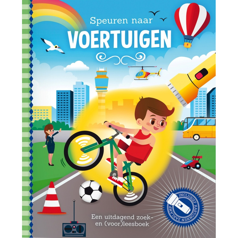 Zaklampboek - Speuren naar voertuigen Zaklampboek - Speuren naar voertuigen