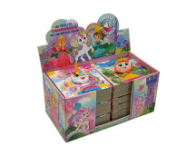 Display vingerpopboekjes Unicorn/Prinsessen
