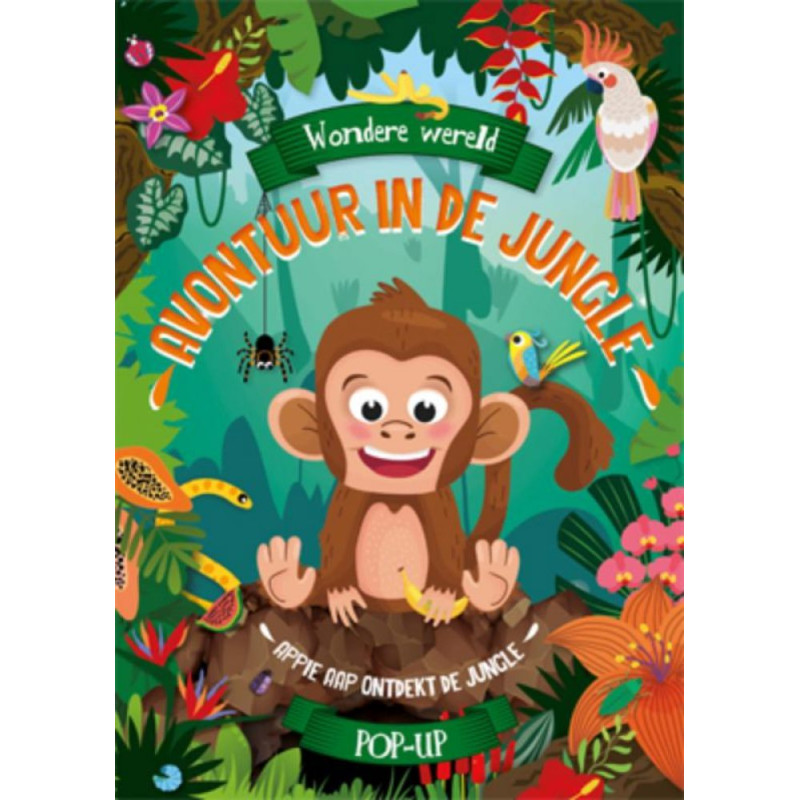 Wondere wereld pop-up - Avontuur in de jungle Wondere wereld pop-up - Avontuur in de jungle
